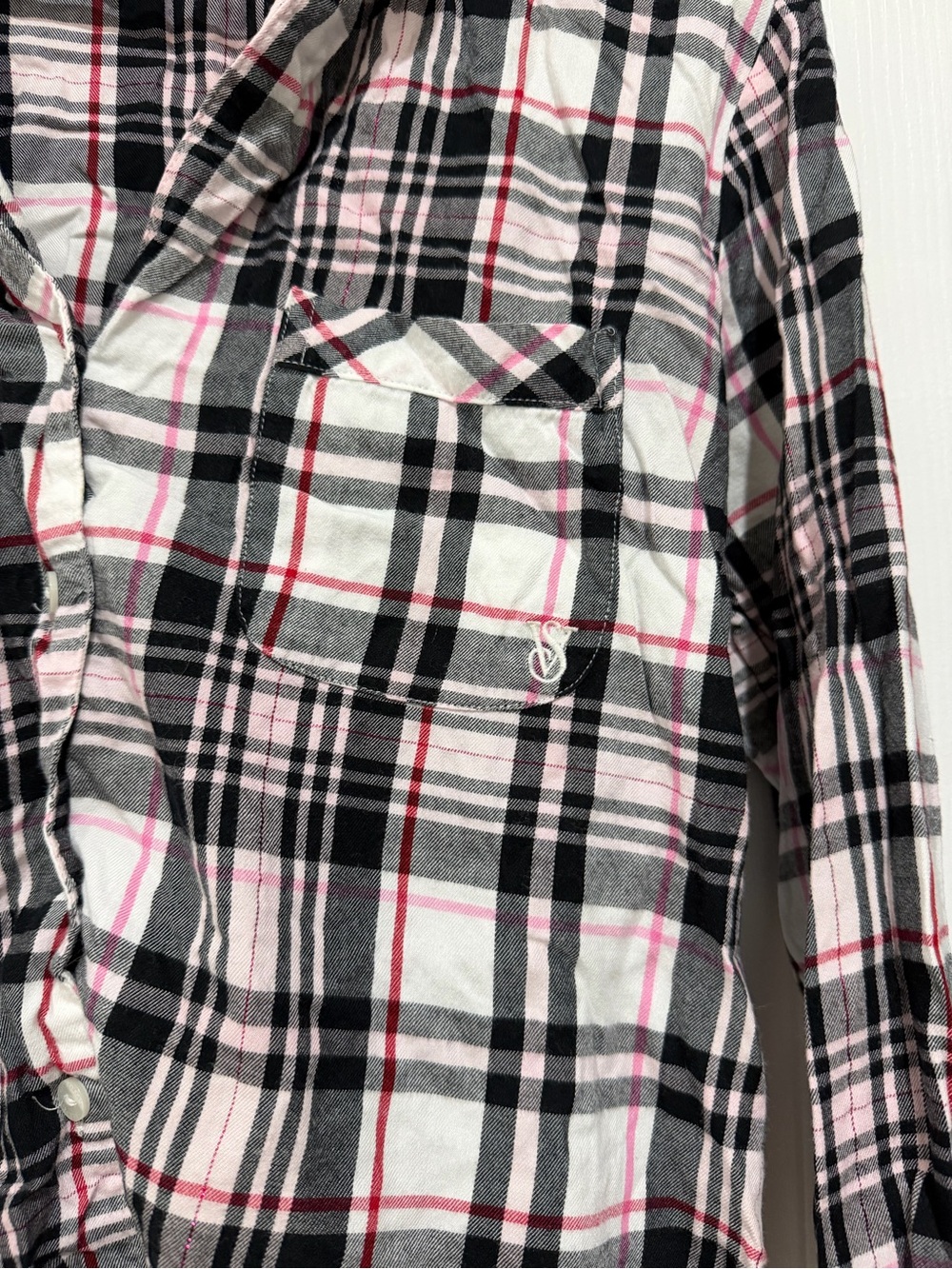 Victoria's Secret Pink - Plaid Pajama Set - Picture 2 of 4